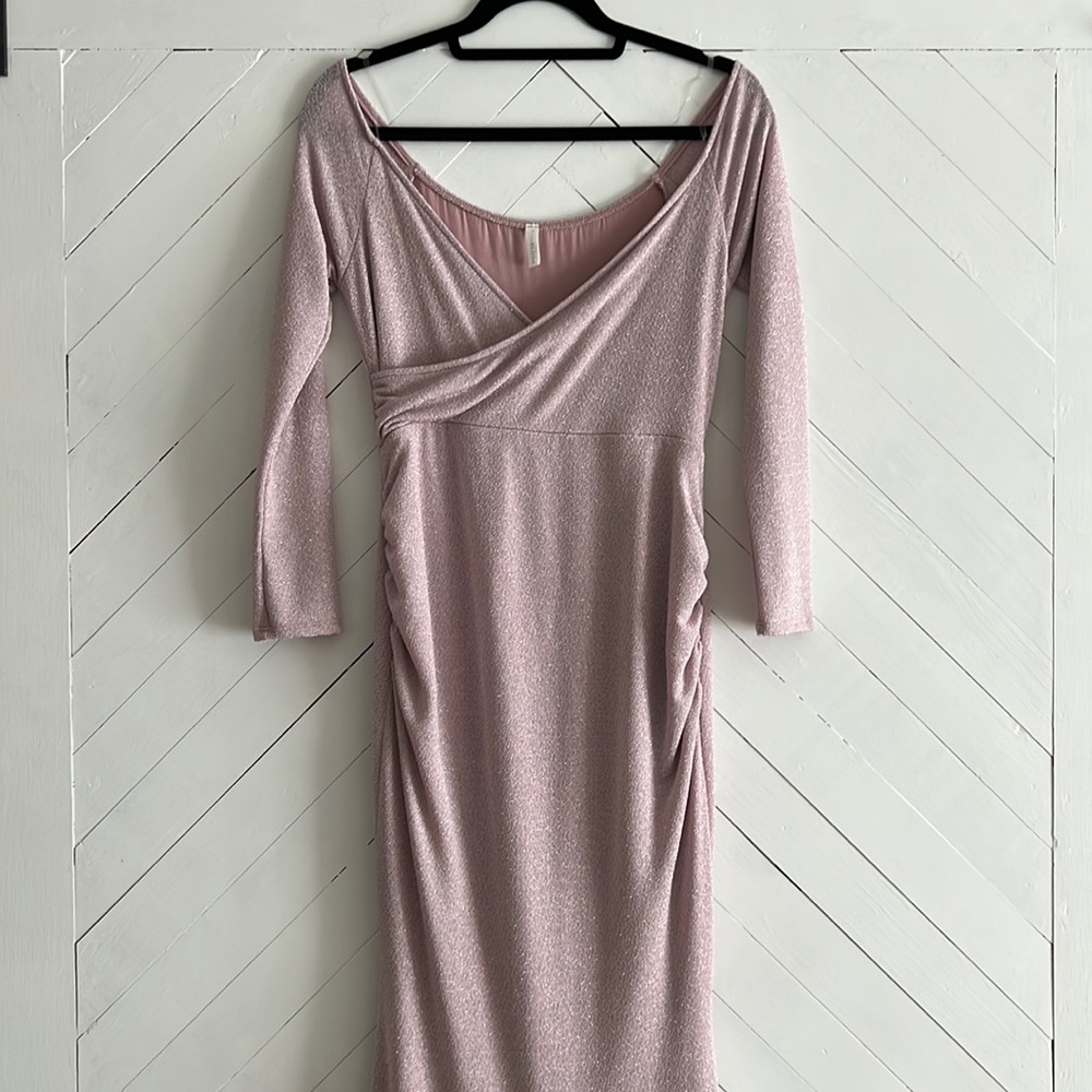 Pink Blush maternity gown